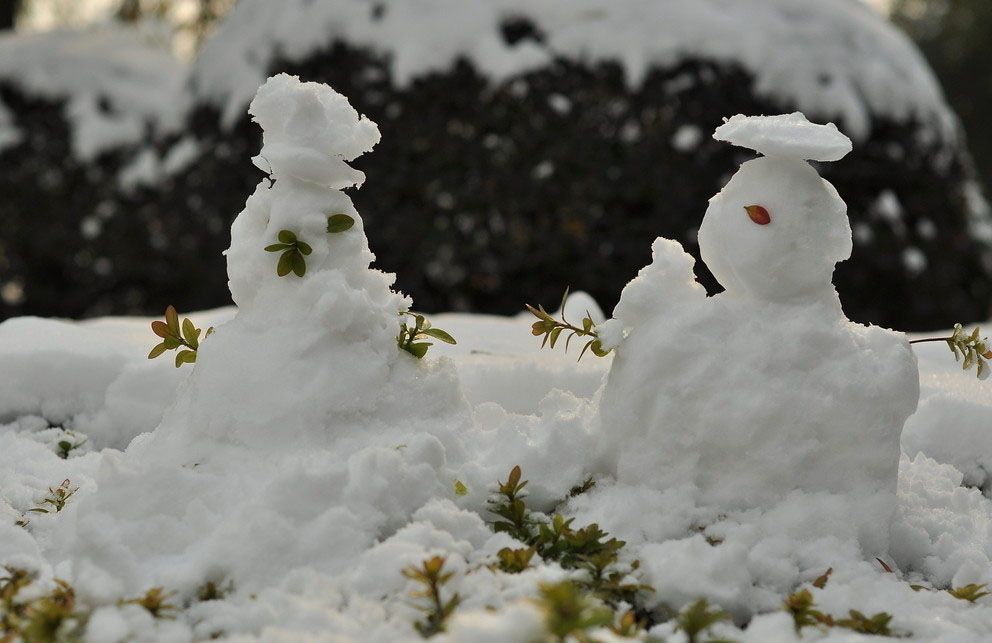 雪人照片