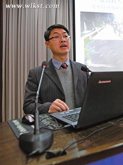 重庆市武隆喀斯特澳网官方网站(集团)有限公司 黄道生总经理(王俊杰/摄)