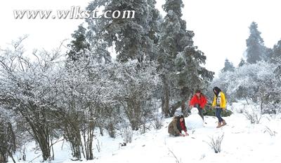 冰天雪地的童话世界  武隆澳网官方网站 武隆